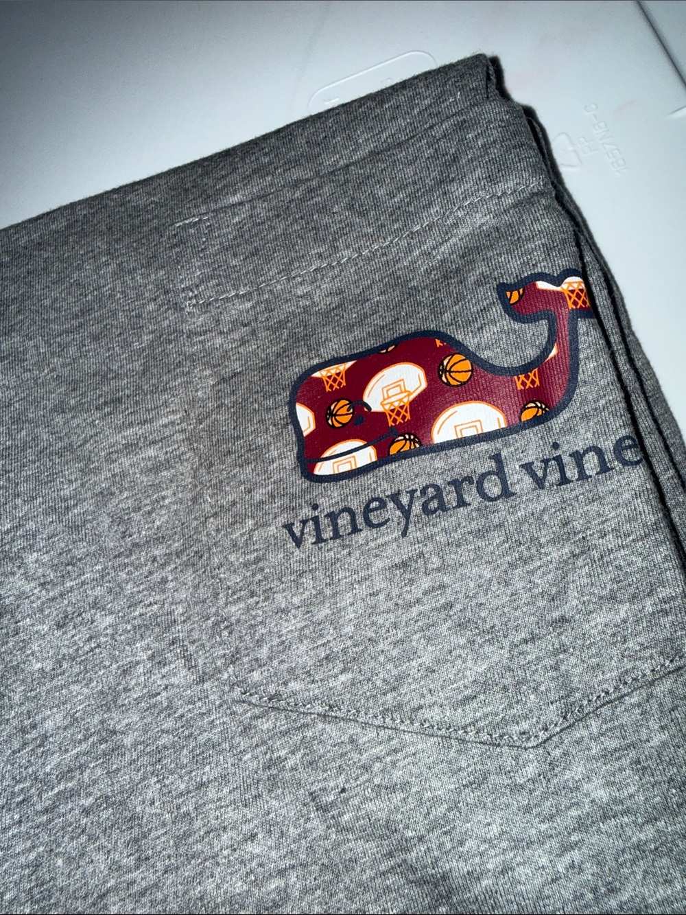 Vineyard Vines Long Sleeve with Basketball Graphic